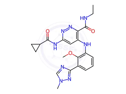 Chemical structure of Deucravacitinib Impurity 102
