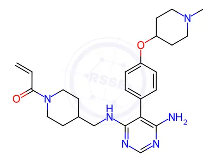 Chemical structure of Evobrutinib Impurity 64
