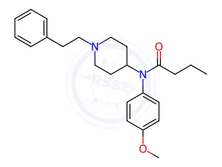 Chemical structure of 4-Methoxybutyrfentanyl