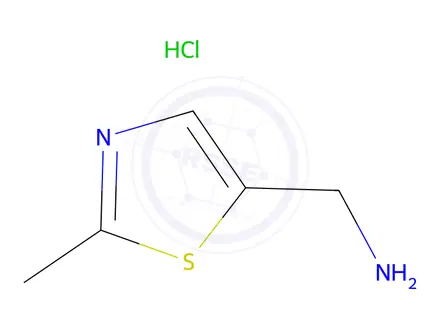 Chemical structure of C-(2-METHYL-THIAZOL-5-YL)-METHYLAMINE HYDROCHLORIDE
