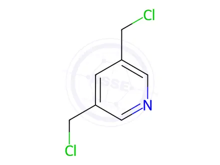 Chemical structure of 3,5-Bis(chloromethyl)pyridine