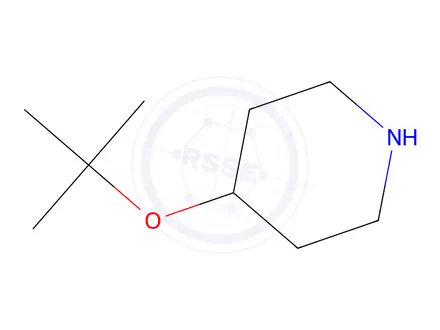 Chemical structure of 4-(tert-butoxy)piperidine