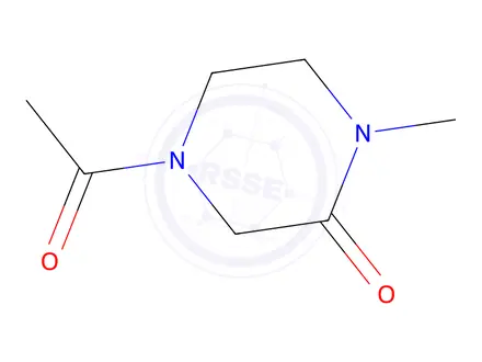 Chemical structure of 4-Acetyl-1-methylpiperazin-2-one