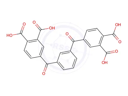 Chemical structure of 3,3',4,4'-Isophthaloydiphthalic acid