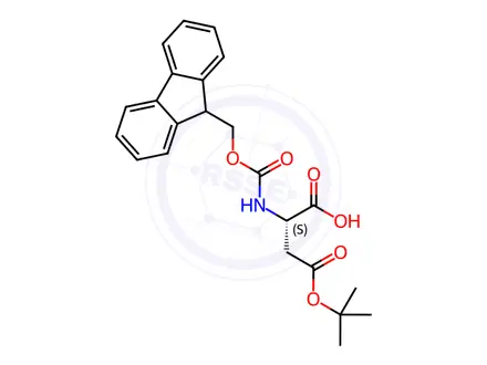Chemical structure of Fmoc-Asp(OtBu)-OH