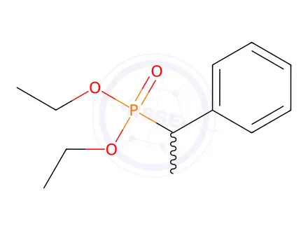 Chemical structure of DIETHYL 1-PHENYLETHYL PHOSPHONATE