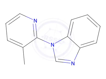 Chemical structure of 1-(3-Methylpyridin-2-yl)-1H-benzo[d]imidazole