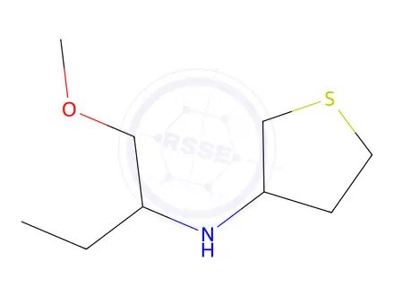 Chemical structure of n-(1-Methoxybutan-2-yl)tetrahydrothiophen-3-amine