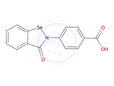 Chemical structure of carboxyebselen