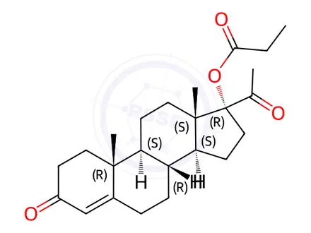 Chemical structure of Hydrocortisone Impurity 137