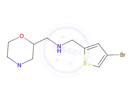 Chemical structure of 1-(4-Bromothiophen-2-yl)-N-((4-methylmorpholin-2-yl)methyl)methanamine