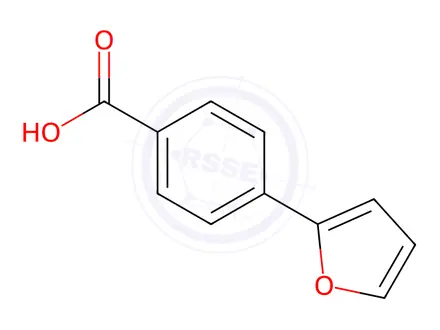 Chemical structure of 4-(Furan-2-yl)benzoic Acid