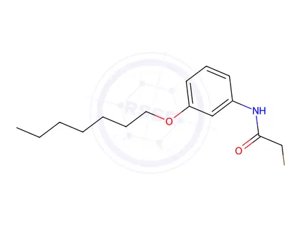 Chemical structure of 2-Bromo-N-[3-(heptyloxy)phenyl]acetamide