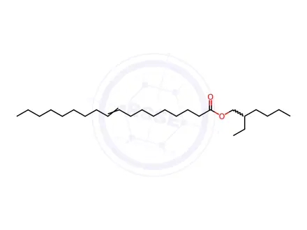 Chemical structure of Fatty acids, C16-18 and C18-unsatd., 2-ethylhexyl esters