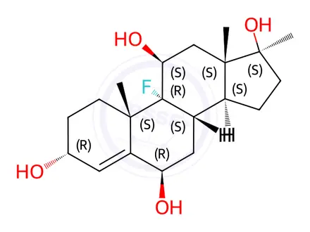 Chemical structure of Fluoxymesterone Impurity 3