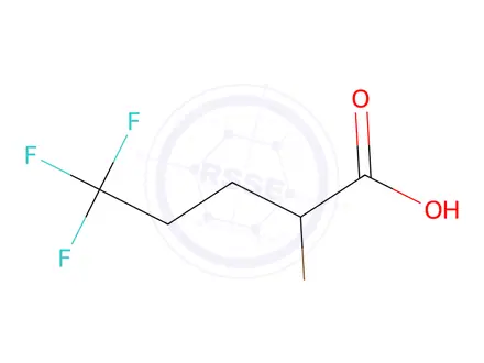 Chemical structure of 2-Bromo-5,5,5-trifluoropentanoic acid