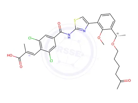 Chemical structure of Lusutrombopag Impurity 60