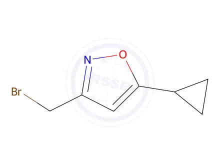 Chemical structure of 3-(Bromomethyl)-5-cyclopropylisoxazole