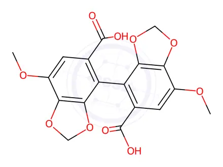 Chemical structure of Bifendate Impurity 11