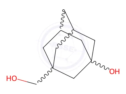 Chemical structure of 3-(Hydroxymethyl)-1-adamantol
