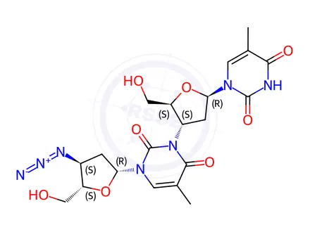 Chemical structure of Zidovudine EP Impurity G