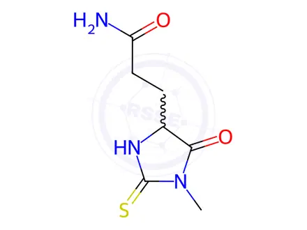 Chemical structure of MTH-DL-GLUTAMINE