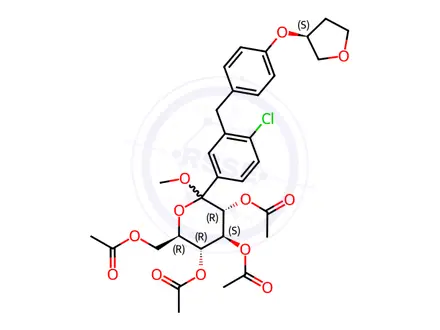 Chemical structure of Empagliflozin (2069942-68-1)