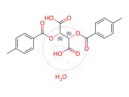 Chemical structure of Rivastigmine Hydrogen Tartrate Impurity 61 Hydrate (Rivastigmine USP Related Compound A Hydrate)
