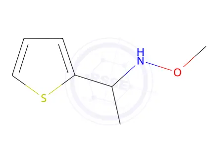 Chemical structure of methoxy[1-(thiophen-2-yl)ethyl]amine
