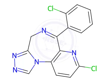 Chemical structure of Zapizolam