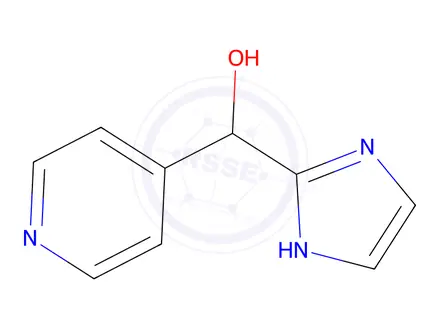 Chemical structure of 1H-imidazol-2-yl(pyridin-4-yl)methanol