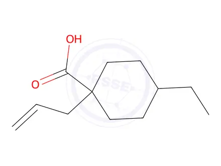 Chemical structure of 1-Allyl-4-ethylcyclohexane-1-carboxylic acid