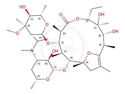 Chemical structure of EM574
