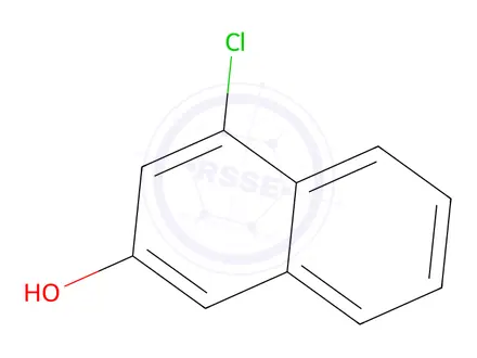 Chemical structure of 1-Chloro-3-hydroxynaphthalene