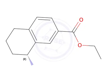 Chemical structure of Ethyl (R)-8-amino-5,6,7,8-tetrahydronaphthalene-2-carboxylate
