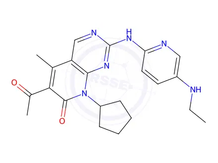 Chemical structure of Palbociclib Impurity 120