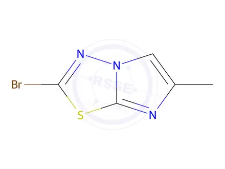 Chemical structure of 2-bromo-6-methylimidazo[2,1-b][1,3,4]thiadiazole