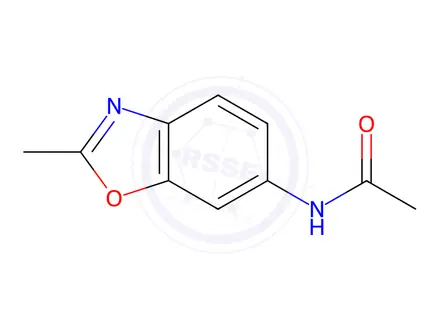 Chemical structure of N-(2-methylbenzo[d]oxazol-6-yl)acetamide