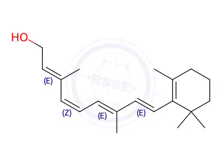 Chemical structure of 11-cis Retinol