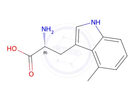 Chemical structure of 4-METHYL-D-TRYPTOPHAN