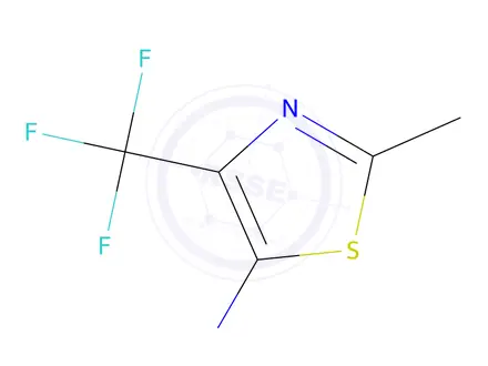 Chemical structure of 2-Methyl-4-(trifluoromethyl)-5-thiazolamine