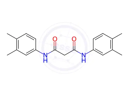 Chemical structure of N,N’-Bis-(3,4-dimethyl-phenyl)-malonamide