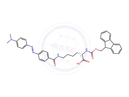 Chemical structure of Fmoc-Lys(Dabcyl)-OH