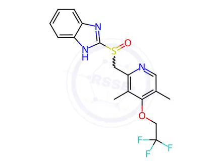 Chemical structure of 2-[(4-TRIFLUOROETHOXY-3,5-DIMETHYL-2-PYRIDINYL)-METHYLSULFINYL]-BENZIMIDAZOLE