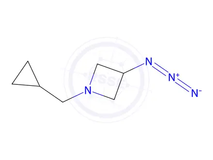 Chemical structure of 3-Azido-1-(cyclopropylmethyl)azetidine