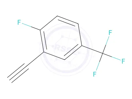 Chemical structure of 2-Ethynyl-1-fluoro-4-(trifluoromethyl)benzene