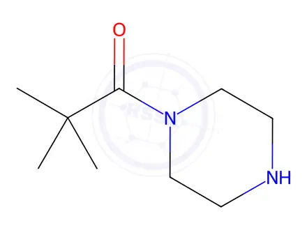 Chemical structure of 2,2-dimethyl-1-(piperazin-1-yl)propan-1-one