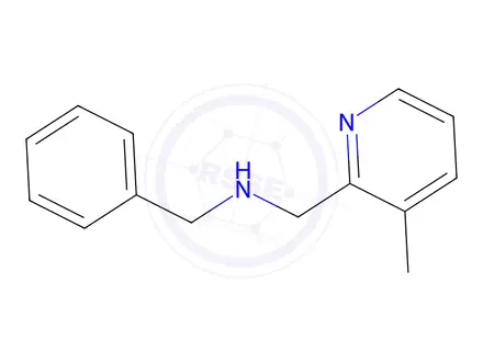 Chemical structure of Benzyl-(3-methyl-pyridin-2-ylmethyl)-aminehydrochloride