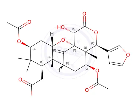 Chemical structure of sandoricin
