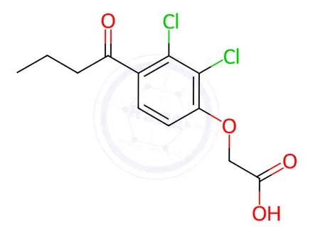 Chemical structure of Ethacrynic Acid USP Related Compound A